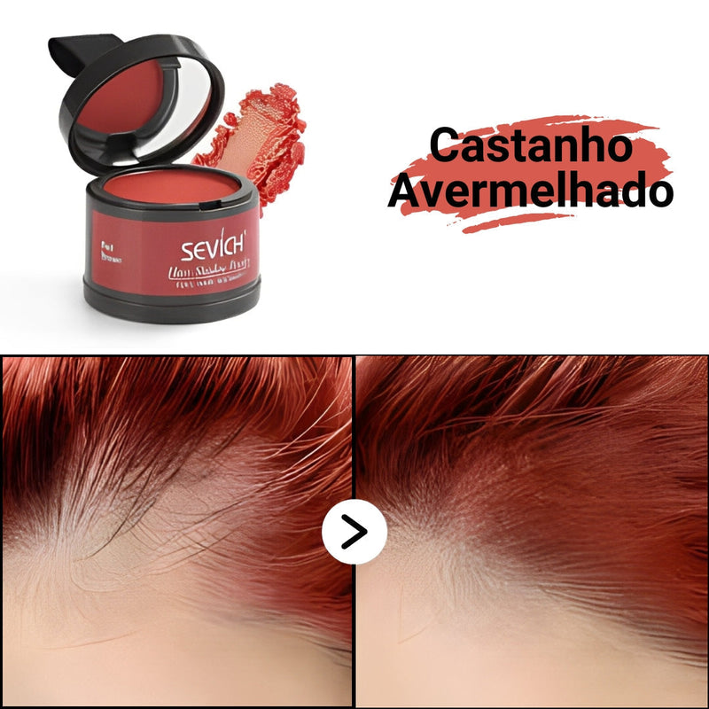 Pó Maquiagem para Cabelo a prova D'água - SEVÍCH