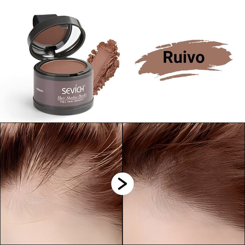 Pó Maquiagem para Cabelo a prova D'água - SEVÍCH